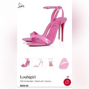 Christian Louboutin LoubiGirl sandals  💯 Authentic